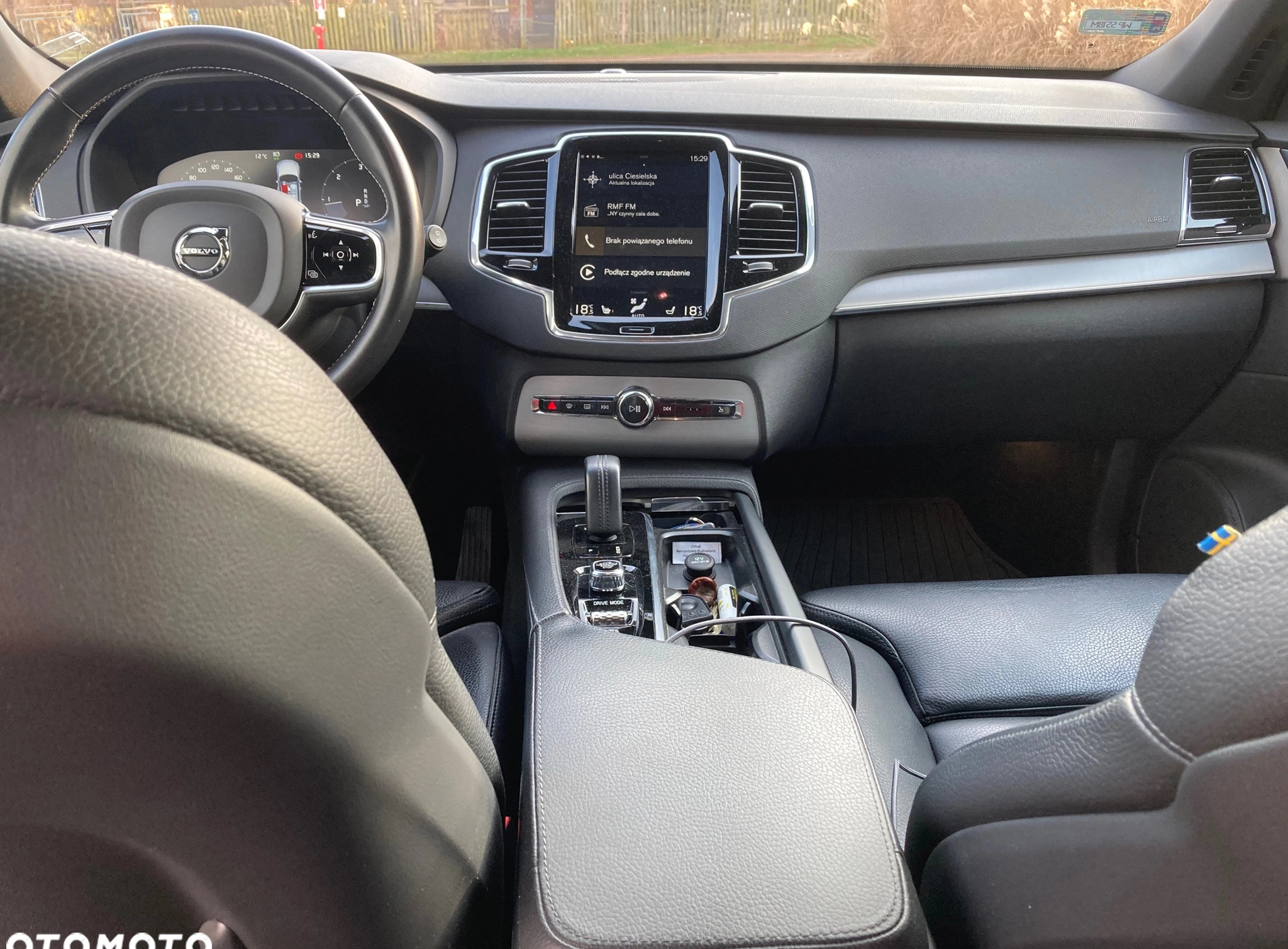 Volvo XC 90 cena 209000 przebieg: 197000, rok produkcji 2019 z Płock małe 67